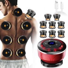 8 Cups Electric Cupping Massager Gua Sha Vacuum Suction Cups Ems New