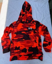 Under Armour Youth Small Red Camo Hoodie