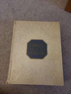 Vintage 1964 Webster s Home University Dictionary Large Print Edition