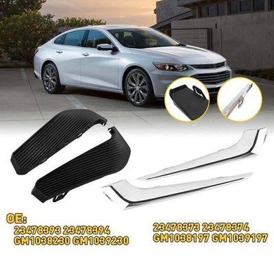 Front Bumper Fog Light Lamp Cover Trim Set for 2016-2018 Chevrolet Malibu USA