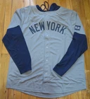 NY Yankees Jersey Hoodie SGA 9/26/2025 Adult XL MLB Pullover Blue Long Sleeve