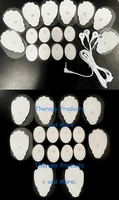 Omron Hv-f127 -- Compatible Lead Cable Wire W/ 16 Lg+16 Sm Oval Massage Pads Omron Hv-f127 -- Compatible Lead Cable Wire W/ 16 Lg+16 Sm Oval Massage Pads