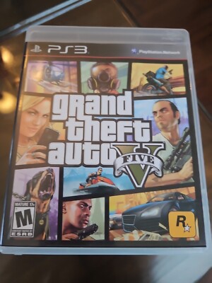 Grand Theft Auto V PS3 Sony PlayStation 3 CIB GTA V Complete With