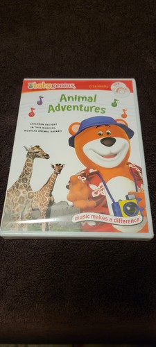 DVD - Baby Genius "Animal Adventures" - includes bonus music CD - BRAND NEW - 第 1/2 張圖片