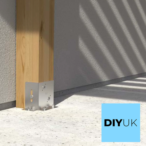 Galvanised Post Support Foot Bracket Open Shoe Heavy Duty for Fence Fixing DIYUK - Picture 5 of 13