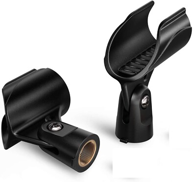 2 Pack Wireless Mic Clip Clamp for Shure ULXD2 Wireless Handheld Transmitter