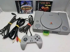 Sony PlayStation One Lot PS1 Original Console Complete Tested! W/2 Games  