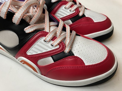 GUCCI Hombre Cesta Baja Roja Negra Demetra Zapatilla 697882 Talla UK 8, US 8.5 $850 - Imagen 5 de 10