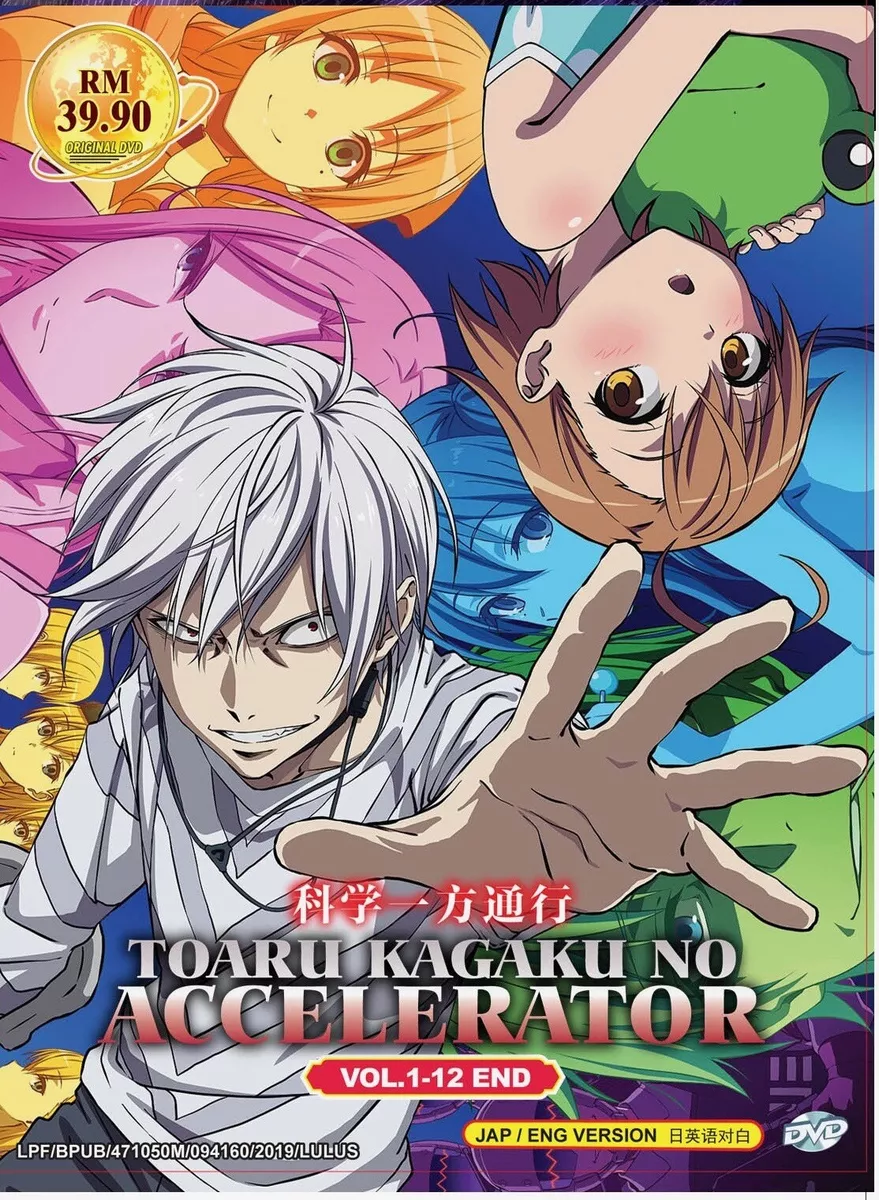 DVD Toaru Kagaku No Accelerator (Chapter 1-12 End) English Version +  Tracking