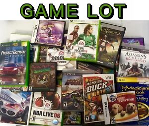 0 Video Games Lot Ps2 Ps3 Xbox360 Xbox Wii Gamecube Mixed Games Wholesale Bulk Ebay