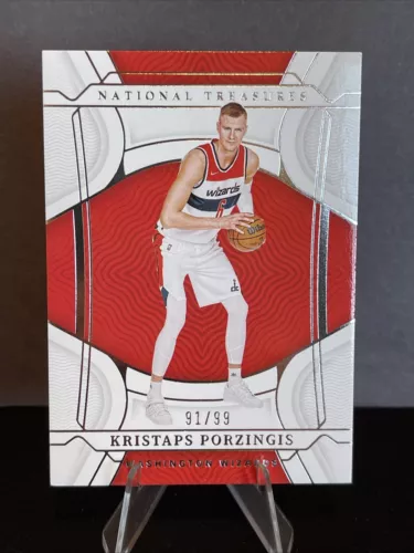 2021-23 Panini National Treasures-#77 Kristaps Porzingis 91/99