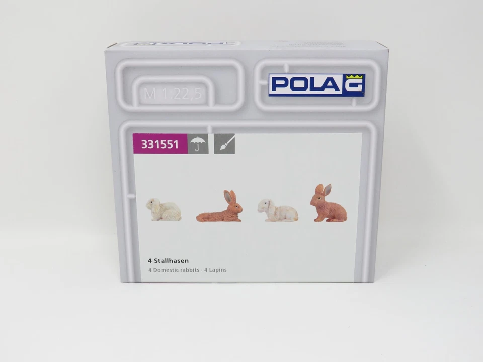 Pola G 331551 Rabbits Farm Wild Animals Forest Garden Railway Trains 1:22.5 - Image 2 of 2