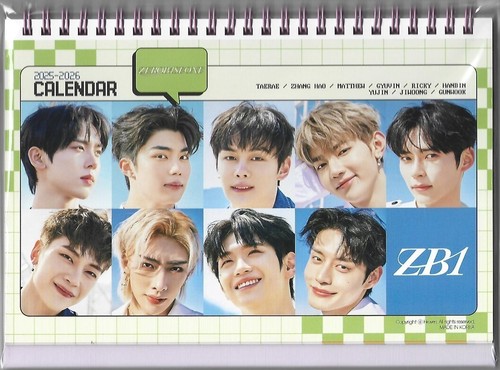 Zero Base One Photo Calendar 2025 & 2026 K-POP 2024.09