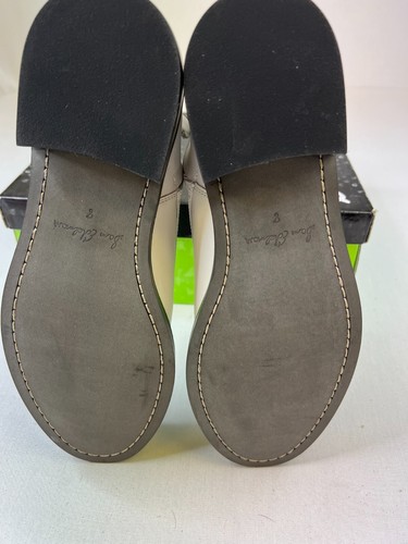 Sam Edelman Womens Nina Combat Boots White Leather Lace-Up Ankle Shoes Sz 8M - Picture 6 of 9