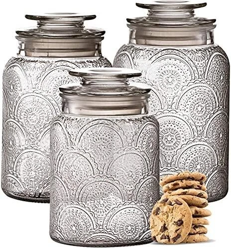 Le'raze Food Storage Containers with Airtight Lids - Retro Design - Pantry
Opens in a new window or