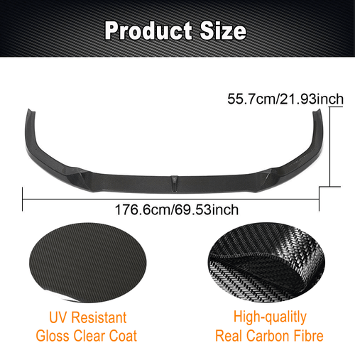 Alerón de parachoques delantero de carbono para BMW Z4 G29 M40i paquete M 2019-21 - Imagen 5 de 10