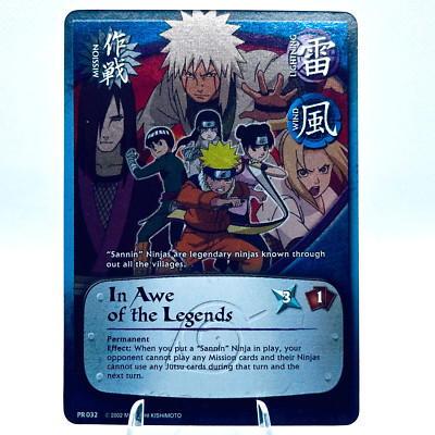 Naruto CCG In Awe of the Legends Foil Card PR 032 2002 | eBay