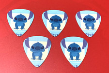 5 OR 10 STITCH, LILO & STITCH GUITAR PLECTRUMS PICKS 0.71mm MEDIUM