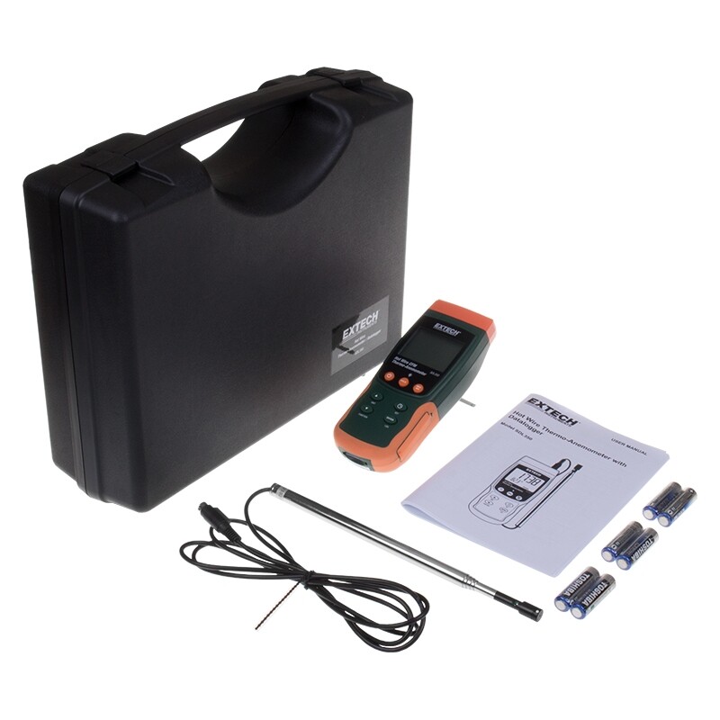 Extech SDL350 Hot Wire CFM Thermo Anemometer/Datalogger Including Case / UK