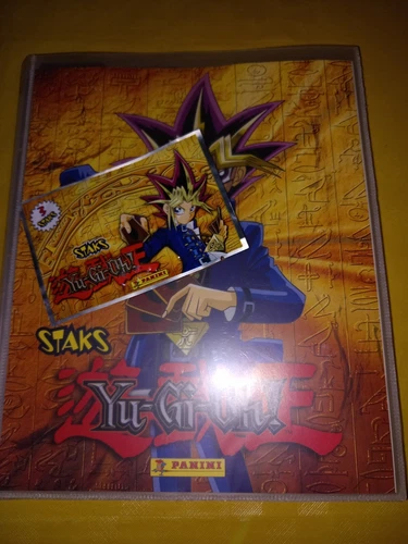 BINDER ALBUM -YU-GI-OH! - PANINI - SET 1/100 MEGA STAKS COMPLETE PERFECT.