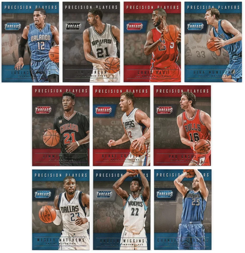 Juego completo de 20 cartas Lillard 2015 16 hilos Panini Precision Players Foto 2 de 2