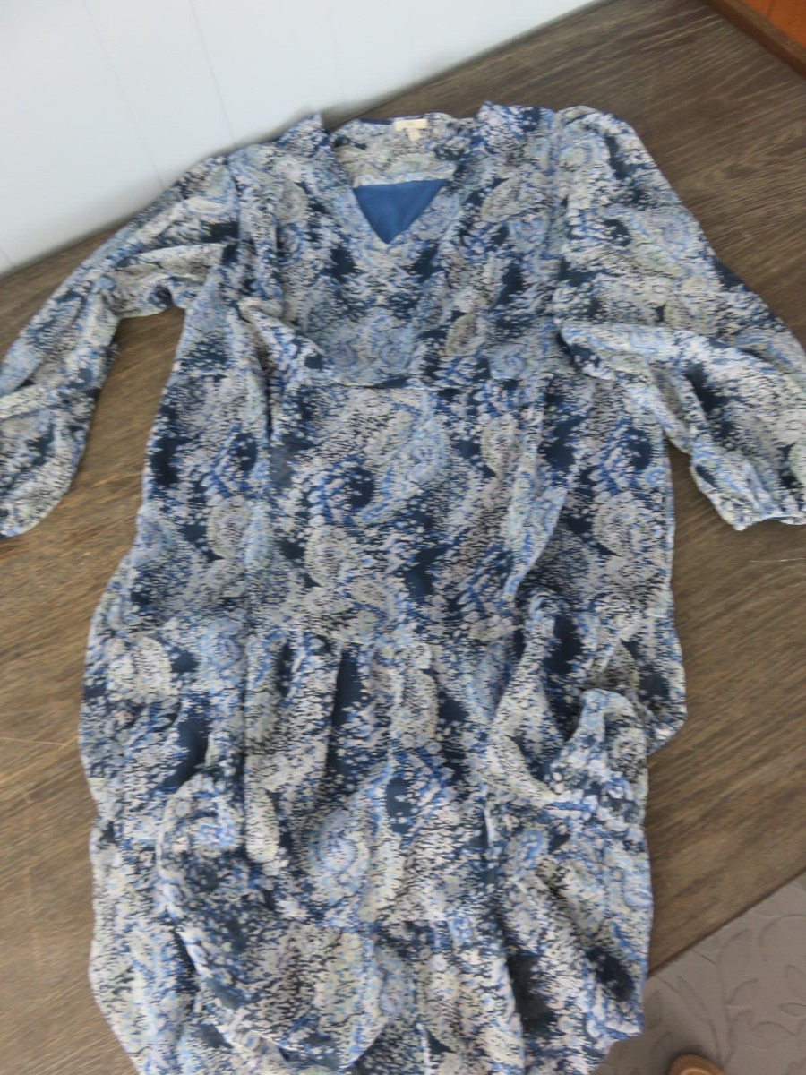 chinese dress ladies Joie Womens LESSE Dress, Clematis Blue/Porcelain, L at Amazon Women's  Clothing store