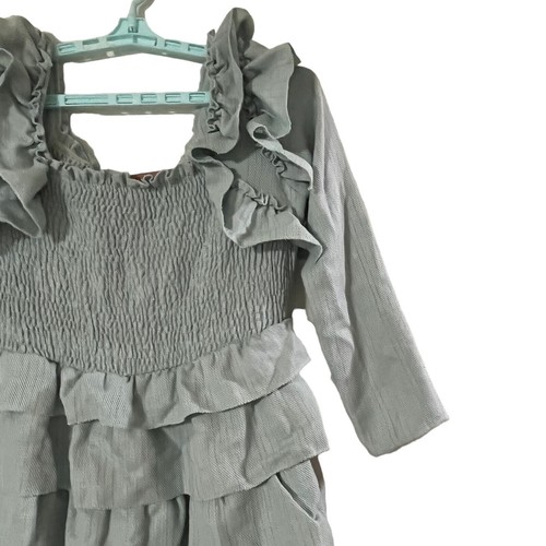 JessaKae Women's Maxi Dress Tiered Ruffled Smocked Dress Size XL - Picture 5 of 14