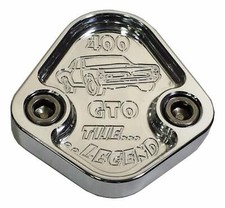 Fuel Pump Block Off Plate Fits Pontiac 400 Gto Lemans Engines Billet 6061 Usa