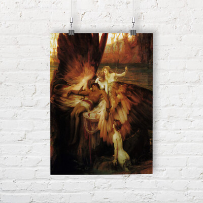 Herbert James Draper: Die Klage um Ikarus. Fine Art Print/Poster