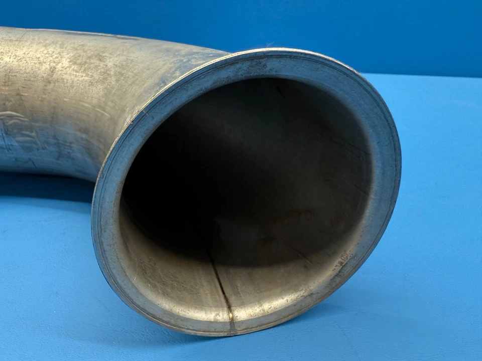 Tubo de escape Peterbilt M66-6727-001 multi-curvadura de acero inoxidable aluminizado Foto 2 de 4