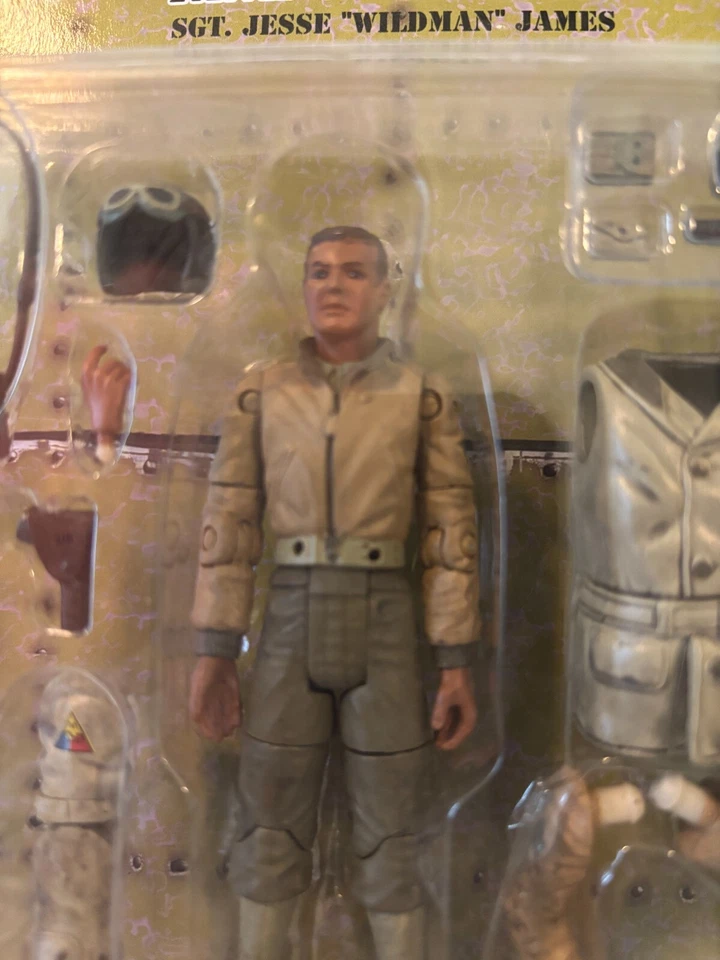 RARE 1:18 Ultimate Soldier D-Day Tank Commander, Jesse "Wildman" James - NIP - Image 2 of 4