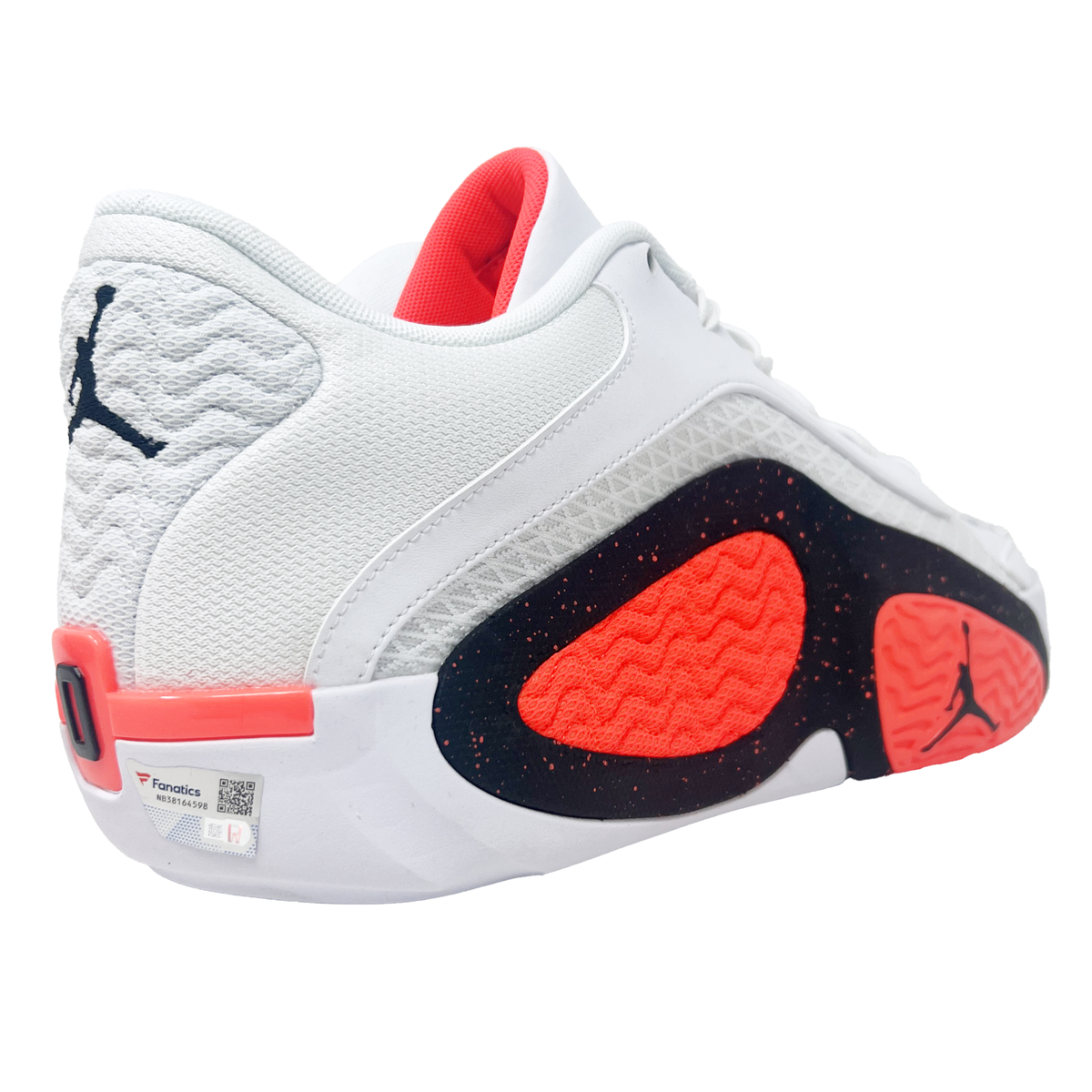 Jayson Tatum Signed Nike Jordan Red Cement Sneaker Right Shoe FANATICS