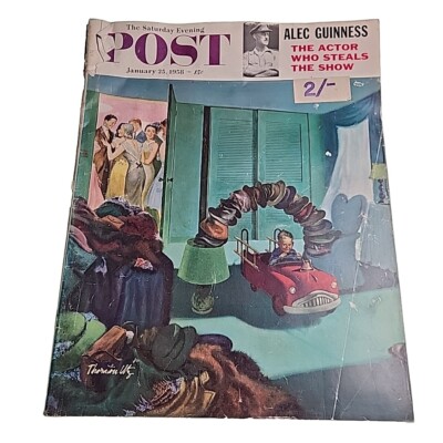 The Saturday Evening Post January 1958 Magazine