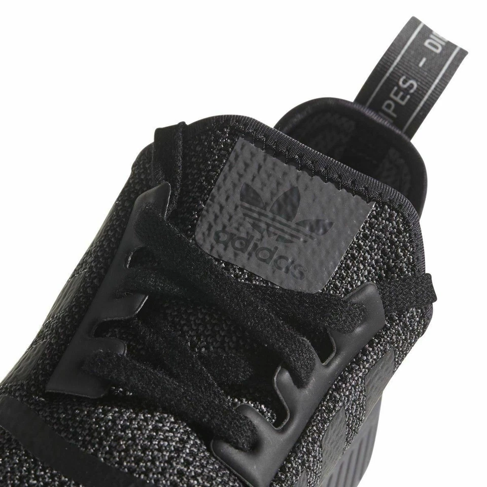 [B79758] Tenis para correr Adidas Originales NMD_R1 para hombre - Negro Carbono Blanco Foto 2 de 4