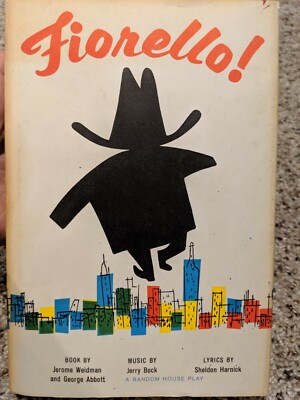 1960 HBDJ Script FIORELLO! Abbott, Weidman, Bock, Harnick