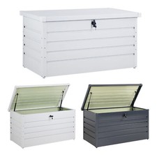 Outdoor Storage Box Large Patio Garden Deck Container Chest Wheels 200-600L 