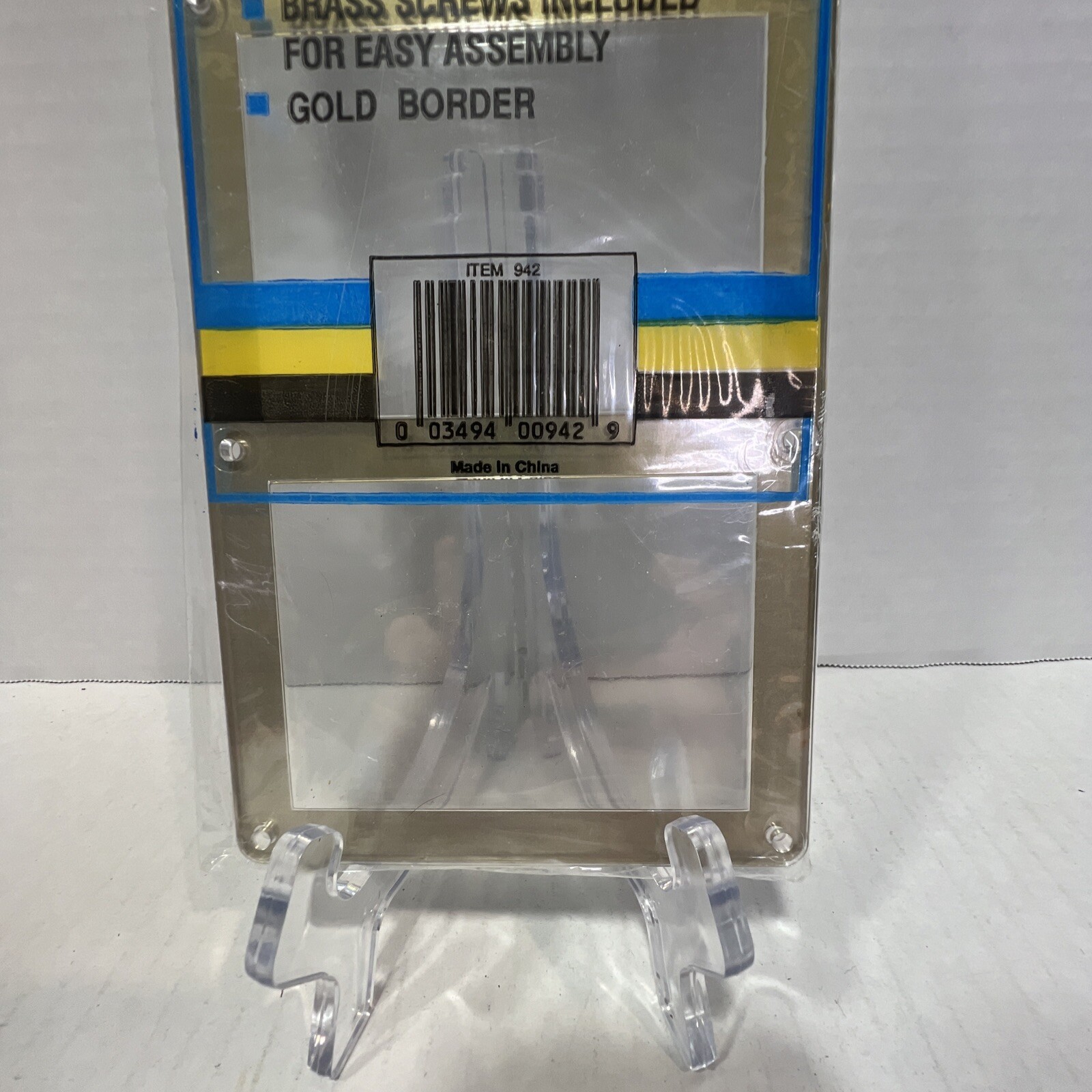 NEW Collector Safe Quad Trading Card Screw Down Holder 4Card Screw