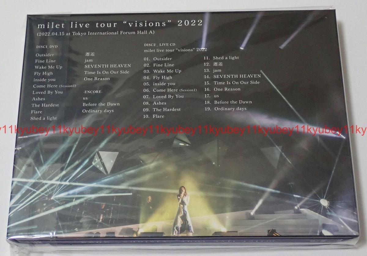milet live tour“visions”2022初回盤 DVD新品未開封 New milet live tour visions 2022 First Limited Edition DVD