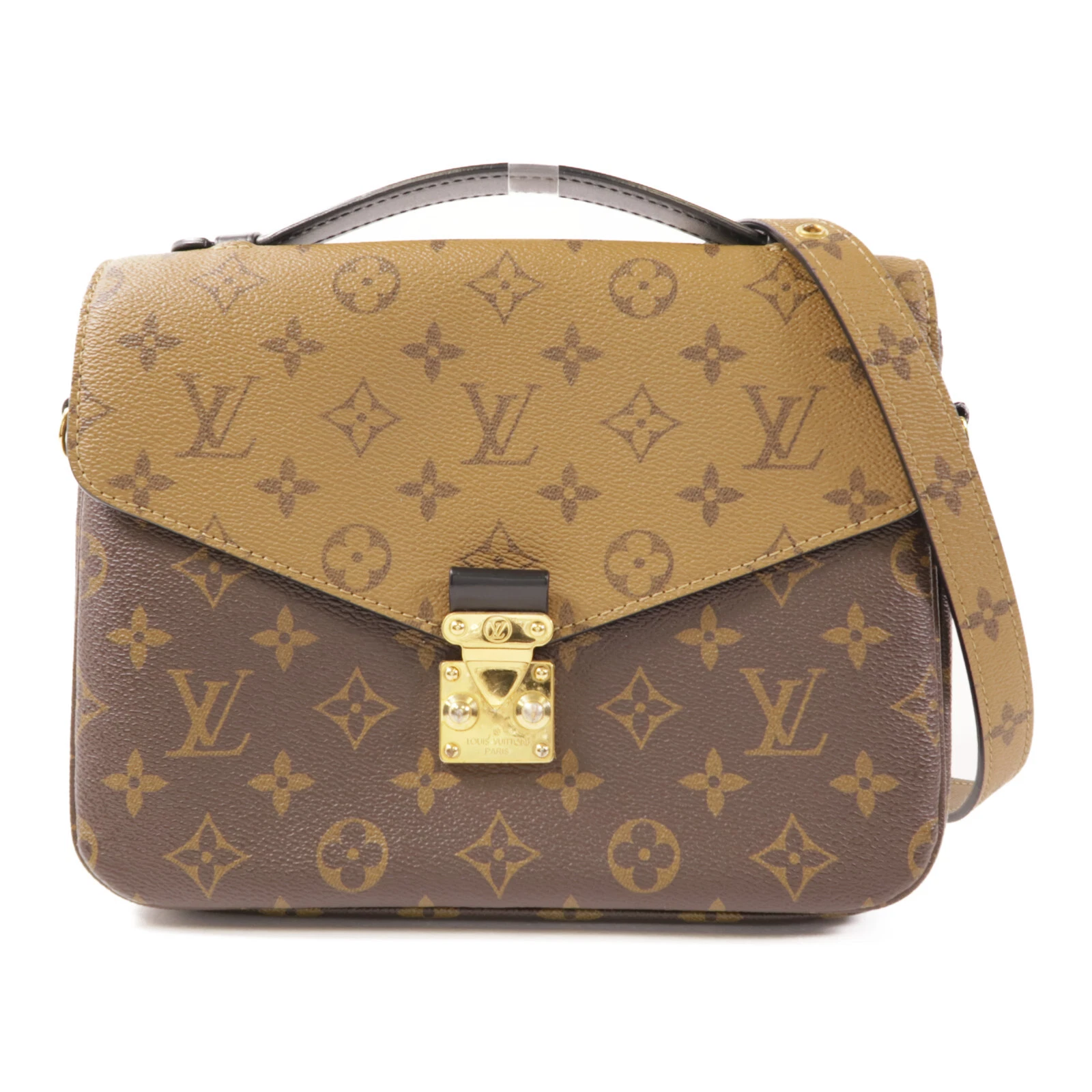 LOUIS VUITTON（LV） Borsa a tracolla Louis Vuitton LV Pochette Metis 2 vie M44876 monogramma rovescio marrone