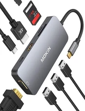 USB C Hub Multiport USB C Adapter for MacBook Pro 2021 2020,USB C Hub USB C to H