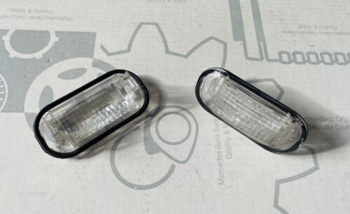 /1172/ Orig. 2 x Mercedes-Benz Kennzeichenleuchte Lichtscheibe Leuchte W169 W245 - Bild 3 von 4