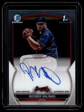 Royber Salinas 2023 Bowman Chrome 1st Autograph Auto A Card #CPA-RSS