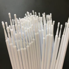 400pcs Dental Disposable Micro Applicator Brush Cylinder White Color 1.2mm