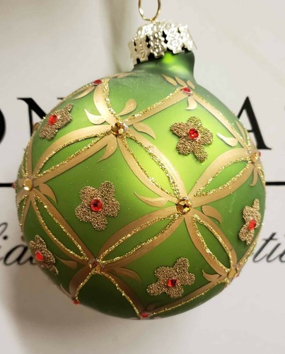 Frontgate Christmas Ornaments handmade ornaments boxed set of 6 - Picture 2 of 7
