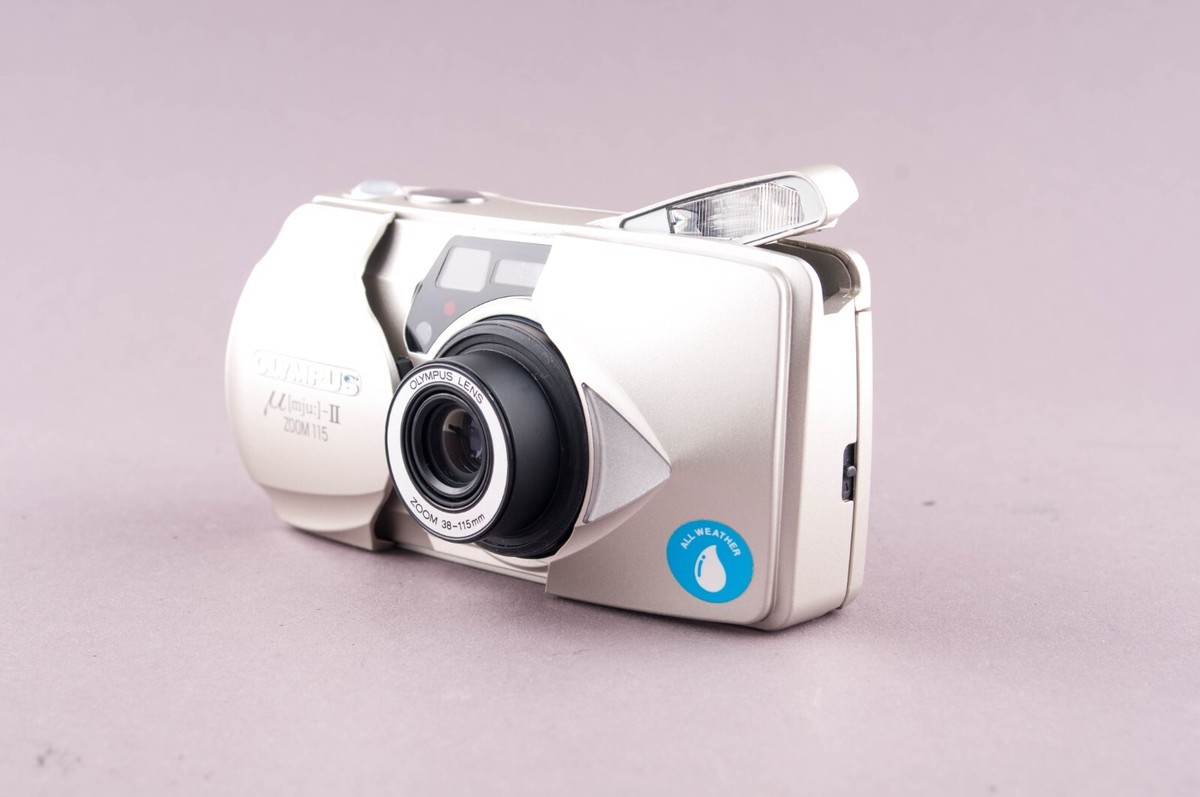 Olympus Mju II Zoom 115 35mm Point & Shoot Film Camera