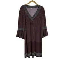 Max Studio Geometric Jersey Dress Small