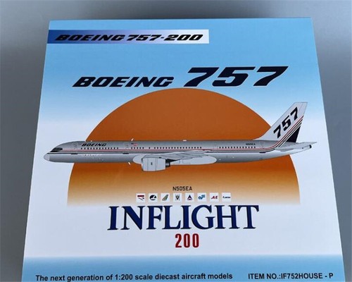 INFLIGHT FOR BOEING 757-200 N505EA burnishing 1:200 Aircraft Pre-built Model - Picture 11 of 12