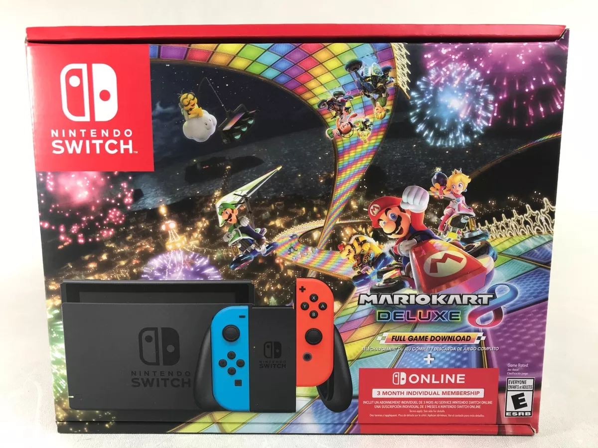 Console Nintendo Switch Neon + 2 jeux + Accessoire de protection