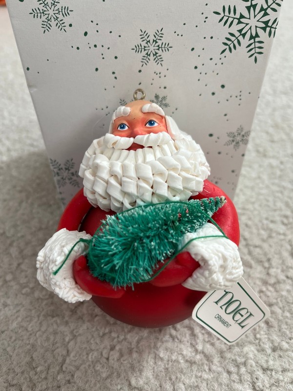 Dept 56 NOEL Santa with Tree Ornament