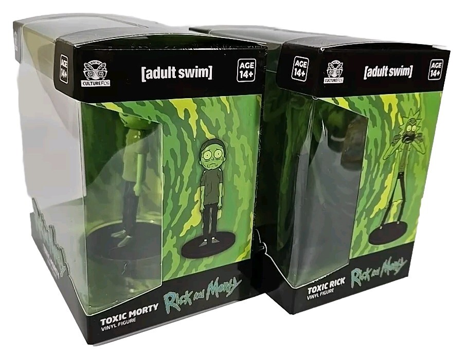 置物 addictive of green Rick and Morty - TOXIC RICK & TOXIC MORTY - Culturefly/ADULT SWIM